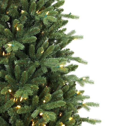 7.5ft. Pre-Lit Glenwood Slim Realistic Artificial Christmas Tree, Warm White LED Lights by Ashland®